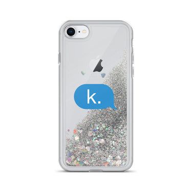 k. Liquid Glitter Phone Case